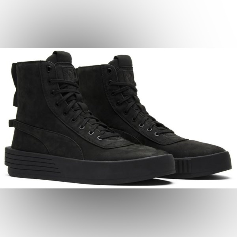PUMA XO Black High-Top Sneakers